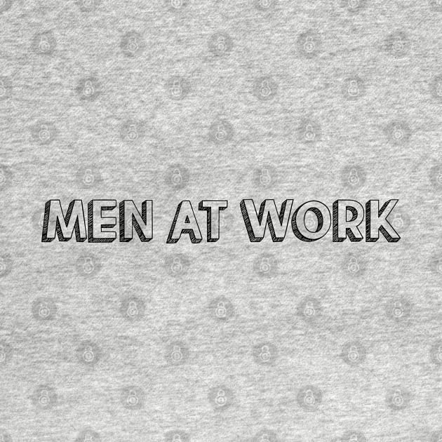 Men At Work <//> Typography Design by Aqumoet